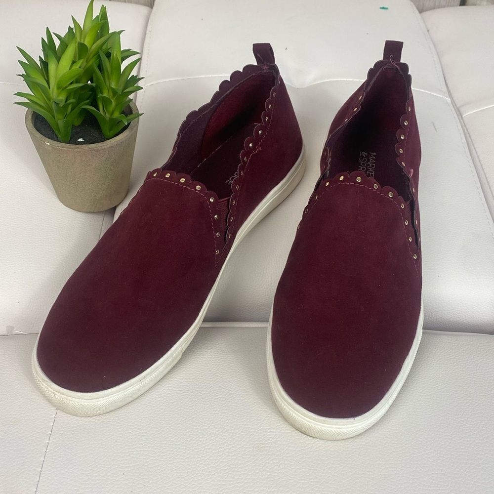 New Stitch Fix Market & Spruce Sophia Scalloped Slip On Sneaker Size 8.5